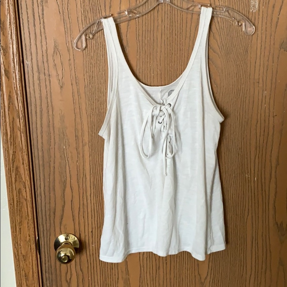 White tank top